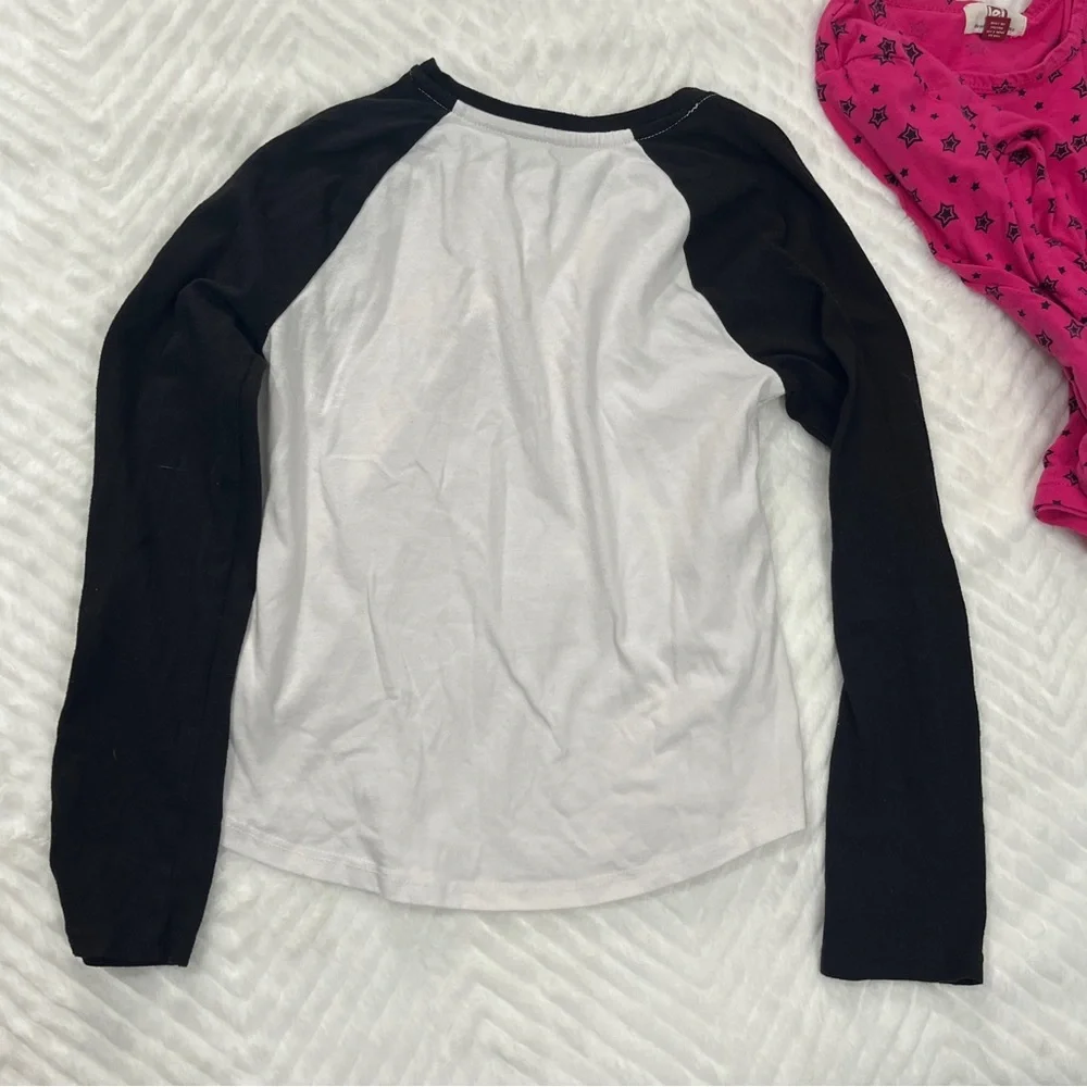 Justice Tie-Dye Sweatshirt Long Sleeve T-Shirt bundle‎ set size large girls